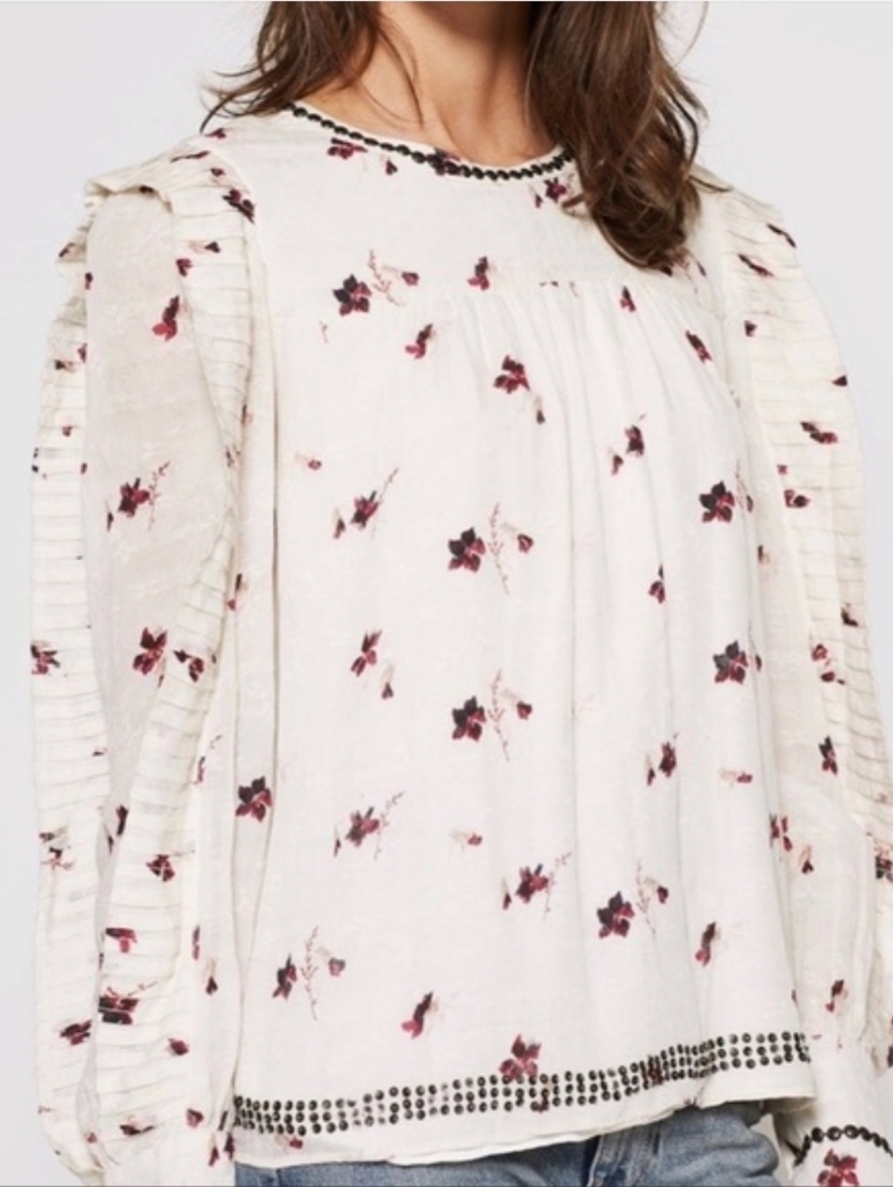 Joie Leitha Floral Top XS